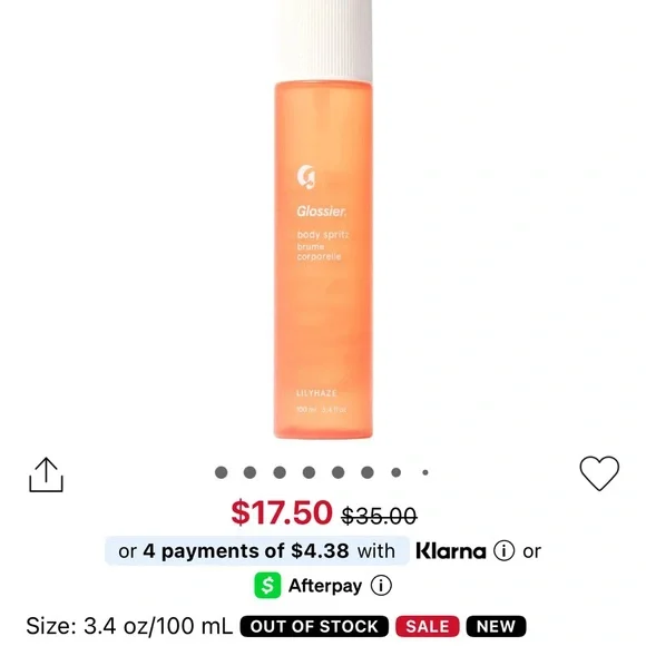 ⭐️NIB⭐️ Glossier Body Spray~ Lilyhaze~3.4oz Full Size - Picture 2 of 4